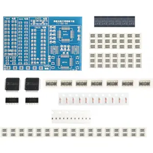 Placa para prática de soldadura de componentes SMT SMD