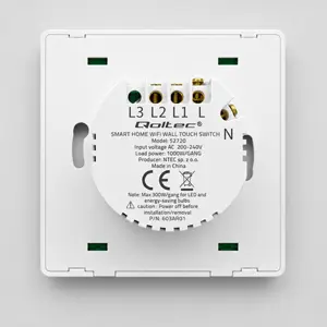 Interruptor Duplo Smart WiFi de encastrar (compatível c/ Tuya)