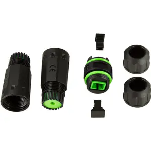 Unión estanca de cables de fibra SC-SC Simplex para exterior IP68