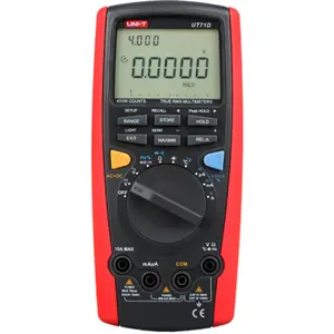 Multímetro digital (1000Vac/dc 10Aac/dc 40MΩ Cap. Hz/% °C T-RMS Auto-Range Min/Max USB)