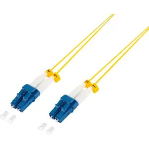 Cable de fibra óptica Super slim LC-LC OS2 (laser optimizado) monomodo (9/125µ) dúplex 7.50m