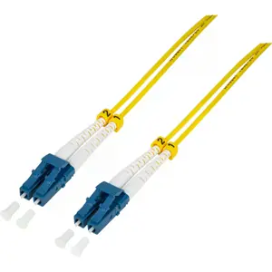 Cabo fibra óptica LC-LC OS2 (laser optimizado) monomodo (9/125µ) duplex 1.0m