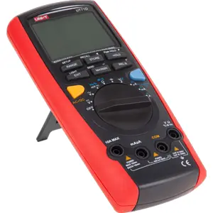 Multímetro digital (1000Vac/dc 10Aac/dc 40MΩ Cap. Hz/% °C T-RMS Auto-Range Min/Max USB)