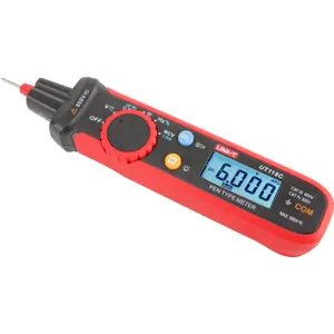 Multímetro digital tipo caneta True RMS (600Vac/dc 60MΩ)