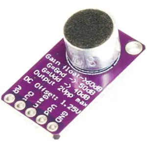 Módulo amplificador de microfone - MAX9814