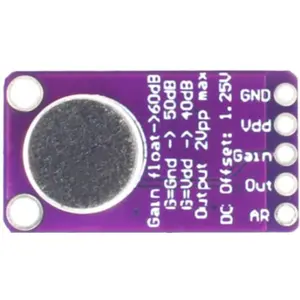 Módulo amplificador de microfone - MAX9814