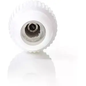 Ficha TV IEC macho plástico [Emb. 2] - Blanco