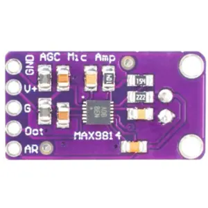 Módulo amplificador de microfone - MAX9814