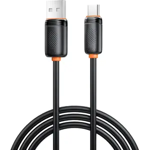 Cabo USB-A - USB-C 1,0m 3A Preto