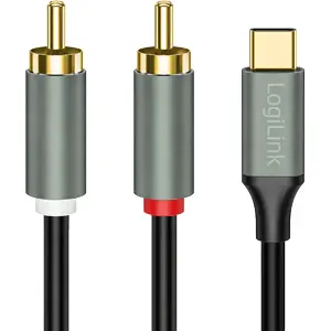 Cable USB-C para 2x RCA con chipset DAC 2.0m