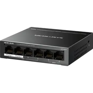Switch 6P (4PoE+) Gigabit 10/100/1000Mbps - POE+ 65W