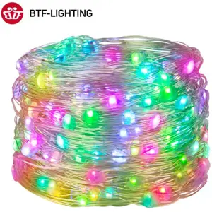 Fio de Luzes LED de Natal RGBIC WS2812B 5VDC IP65 5M