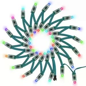 Fio 50 LEDs WS2811 RGB 12mm Endereçáveis IP68 DC12V para Decoração