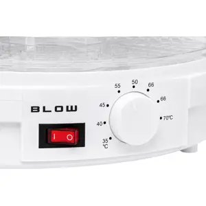 Deshidratador de alimentos analógico 500W (6 bandejas) Ø280mm