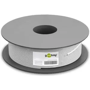 Cabo CAT6a U/UTP unifilar CU 23AWG - Azul - Bobine 100m