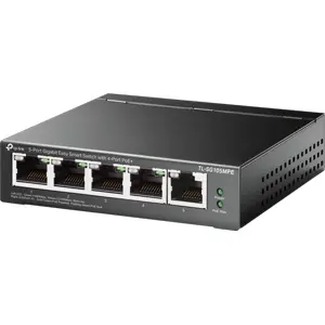 Switch 5-Portas (4xPoE+) Gigabit Gerenciável
