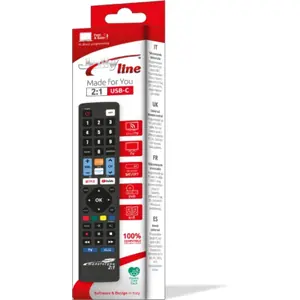 Telecomando 2:1 programável através do computador com USB-C