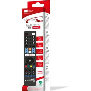 Telecomando 4:1 programável através do computador com USB-C