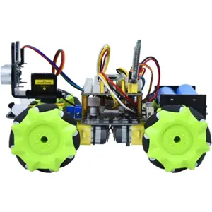 Kit Robô 4WD Mecanum c/ Raspberry Pi Pico, Sensores, Iluminação e controlo via Bluetooth/IR