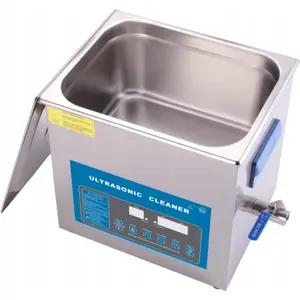 Aparelho de limpeza por ultrassons 40KHz 10L - aço inox