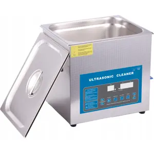 Aparelho de limpeza por ultrassons 40KHz 10L - aço inox