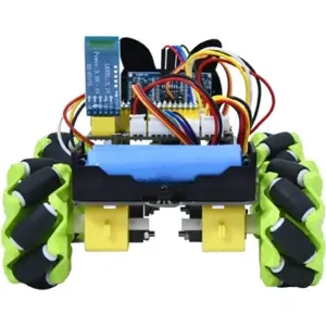 Kit Robô 4WD Mecanum c/ Raspberry Pi Pico, Sensores, Iluminação e controlo via Bluetooth/IR