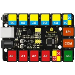 Kit Iniciação Arduino Easy Plug com Programação por Blocos (Mixly) - 22 Projetos