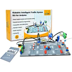 Kit Didático de Tráfego Inteligente c/ Arduino (KidsUNO) - Compatível c/ LEGO® e Scratch