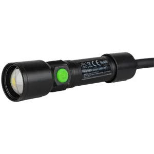 Conjunto de 2 lanternas LED P50 c/ zoom + suporte de pescoço - 1000mAh