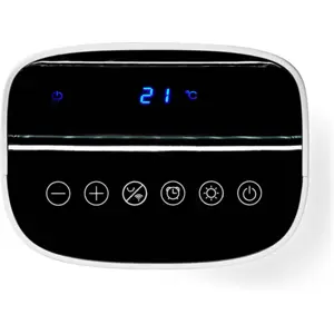 Radiador cerâmico oscilante 1400/2000W (20m²) inteligente WiFi - compatível c/ Tuya