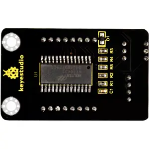 Módulo Matriz LEDs 8x8 I2C (HT16K33) c/ Seletor de endereço (DIP Switch)