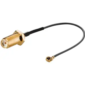 Adaptador I-PEX (u.FL) - SMA fêmea p/ antenas WiFi / WLAN