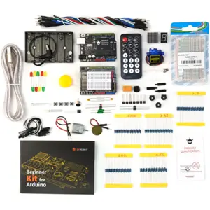 Kit de desenvolvimento e iniciação eletrónica com placa compatível com Arduino UNO Rev3