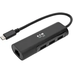 Hub USB-C 3 portas USB 3.0 + Gigabit Ethernet