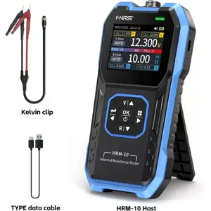 Probador de resistencia interna y tensión de baterías 0-100V 200Ω precisión ±0,5%