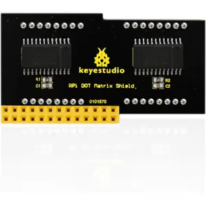 Shield Matriz de LEDs 16×8 para Raspberry Pi (GPIO 40 Pinos) com MAX7219 (SPI)