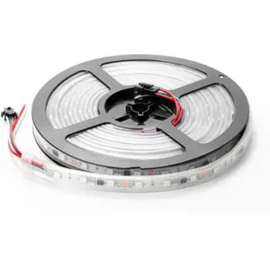 Tira LED RGB WS2811 60 LEDs/m 12W/m 12VDC - 5 m IP68 - blanco