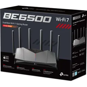 Router Gaming BE6500 Dual-Band Wi-Fi 7 (2.4 / 5GHz) Multigigabit (1WAN+4LAN)