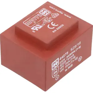 Transformador encapsulado para PCB 230VAC/18+18v 10VA 278mA+ 278mA
