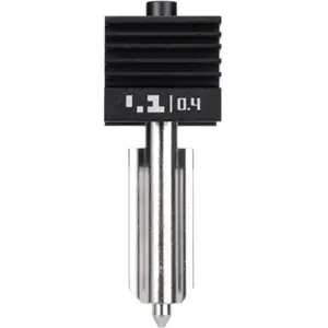 Hotend com Nozzle de 0.4mm em Aço Endurecido para Bambu Lab H2/P2S/X2D
