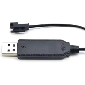 Cabo carregamento USB com ficha SM-2P - Li-Ion 3.7V