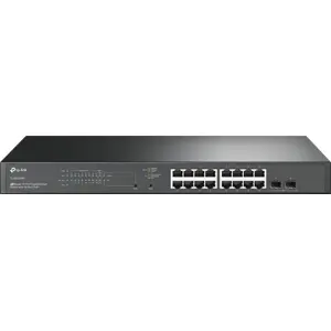 Switch 18P Gigabit (16x RJ45 + 2x SFP) gerenciável montável em rack