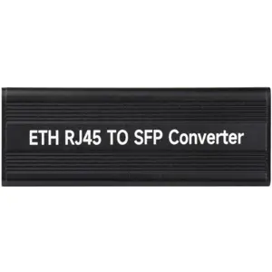 Conversor Gigabit Ethernet RJ45 a SFP  (10/100/1000 Mbps - 1.25Gbp) c/ PoE