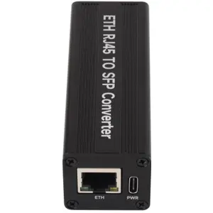 Conversor Gigabit Ethernet RJ45 a SFP  (10/100/1000 Mbps - 1.25Gbp) c/ PoE