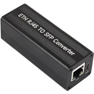 Conversor Gigabit Ethernet RJ45 para SFP  (10/100/1000 Mbps - 1.25Gbp) c/ PoE