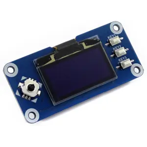 Placa de expansión con display OLED 1,3" 128x64 px para Raspberry Pi
