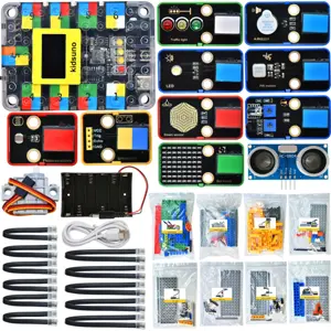 Kit Didático de Tráfego Inteligente c/ Arduino (KidsUNO) - Compatível c/ LEGO® e Scratch