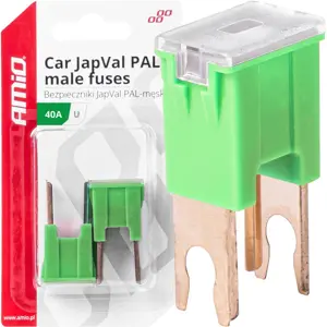 Fusível auto Japval Macho Tipo-U 40A verde [2 unid.]
