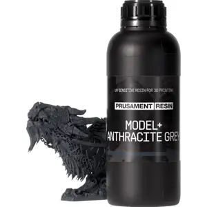 Resina Fotopolimérica para Impressão 3D SLA/MSLA UV 405nm - Cinzento Antracite - 1kg