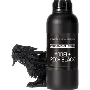 Resina Fotopolimérica para Impressão 3D SLA/MSLA UV 405nm - Preto Intenso - 1kg